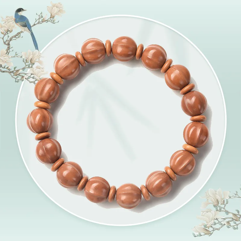 JINGCHENGGOU Monkey Head Walnut Bracelets Unisex-3