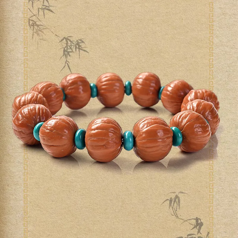JINGCHENGGOU Monkey Head Walnut Bracelets Unisex-2