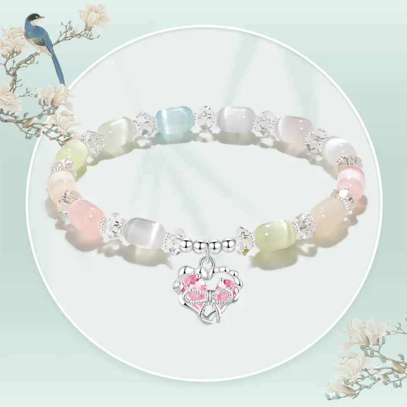 JINGCHENGGOU Transparent Gypsum Bracelets Women's-2