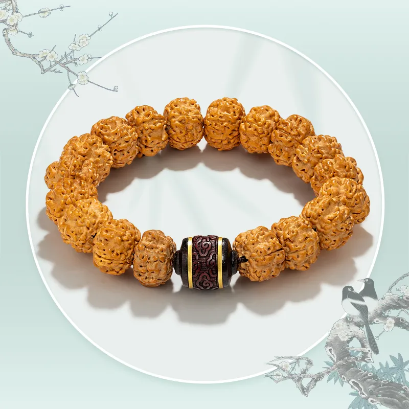 JINGCHENGGOU King Kong Bodhi Seeds Bracelets Unisex-3