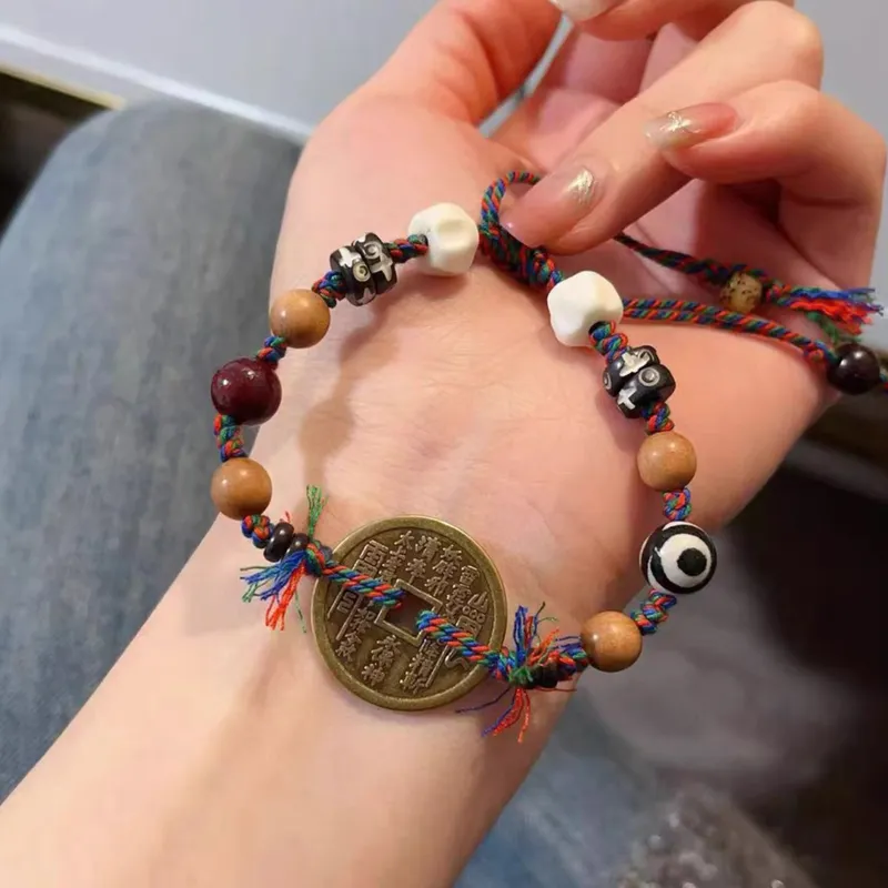 JINGCHENGGOU Agate Star Moon Bodhi Seeds Camel Bone Sandalwood Coconut Shell Beads Bracelets Unisex-3