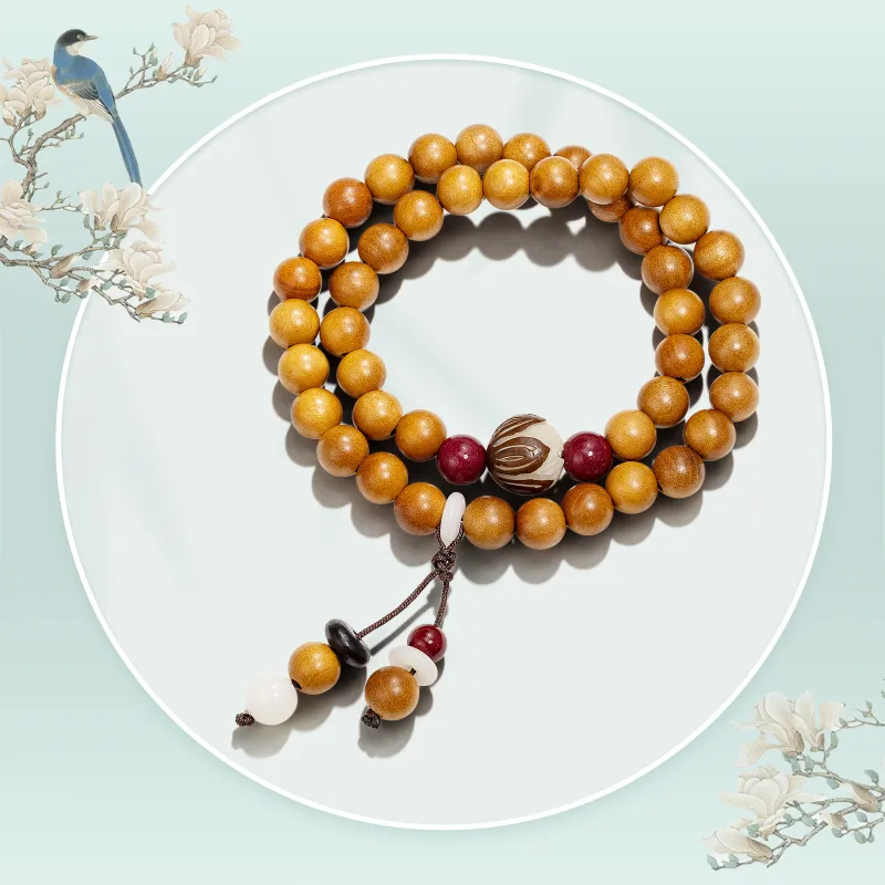 JINGCHENGGOU Peachwood Bracelets Unisex-4