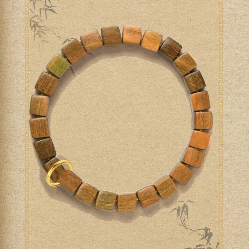 JINGCHENGGOU Green Sandalwood Bracelets Unisex-2
