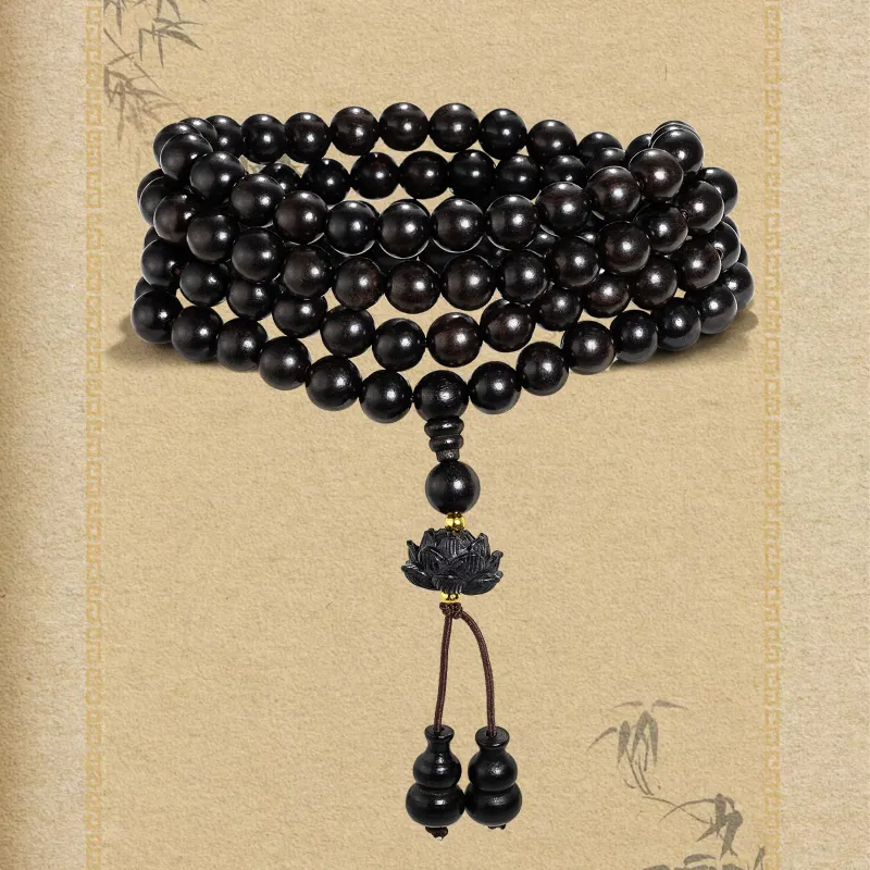 JINGCHENGGOU Ebony Bracelets Unisex-3