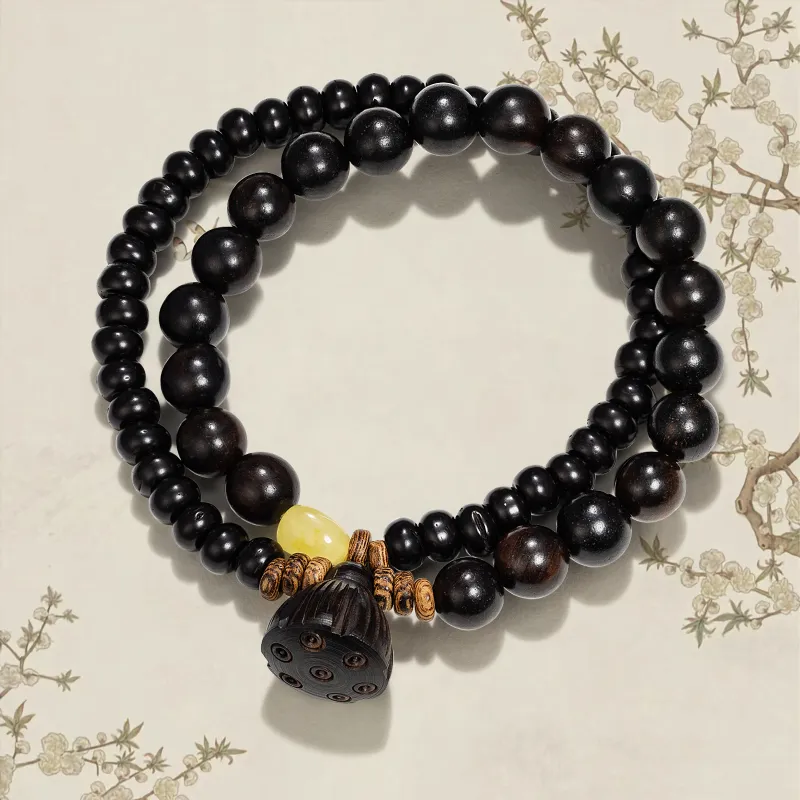 JINGCHENGGOU Ebony Bracelets Unisex-1