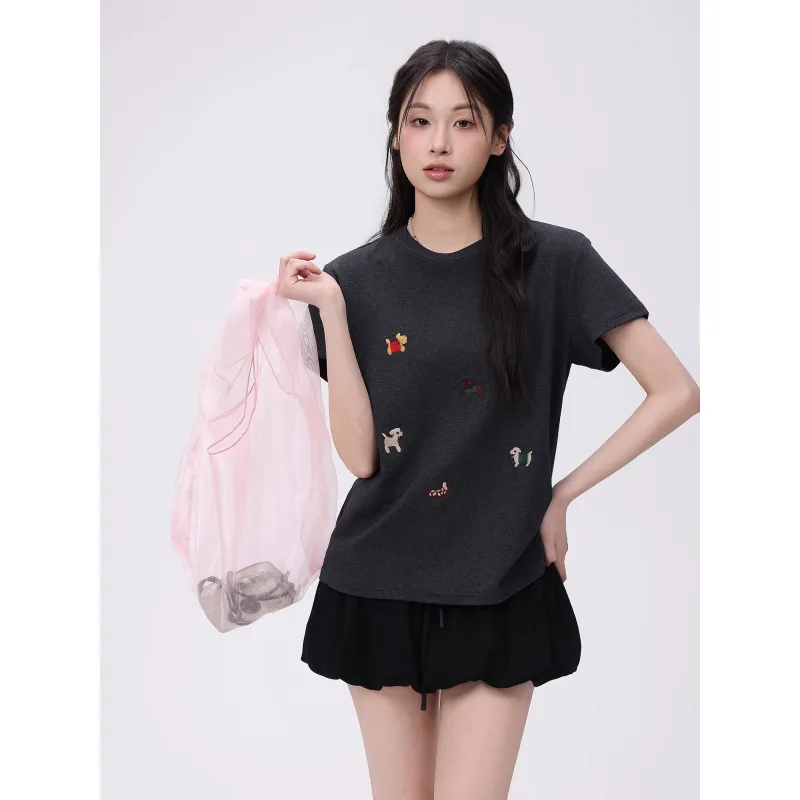 SLEEP AT 11 Set in Sleeve T Shirt Women's-4