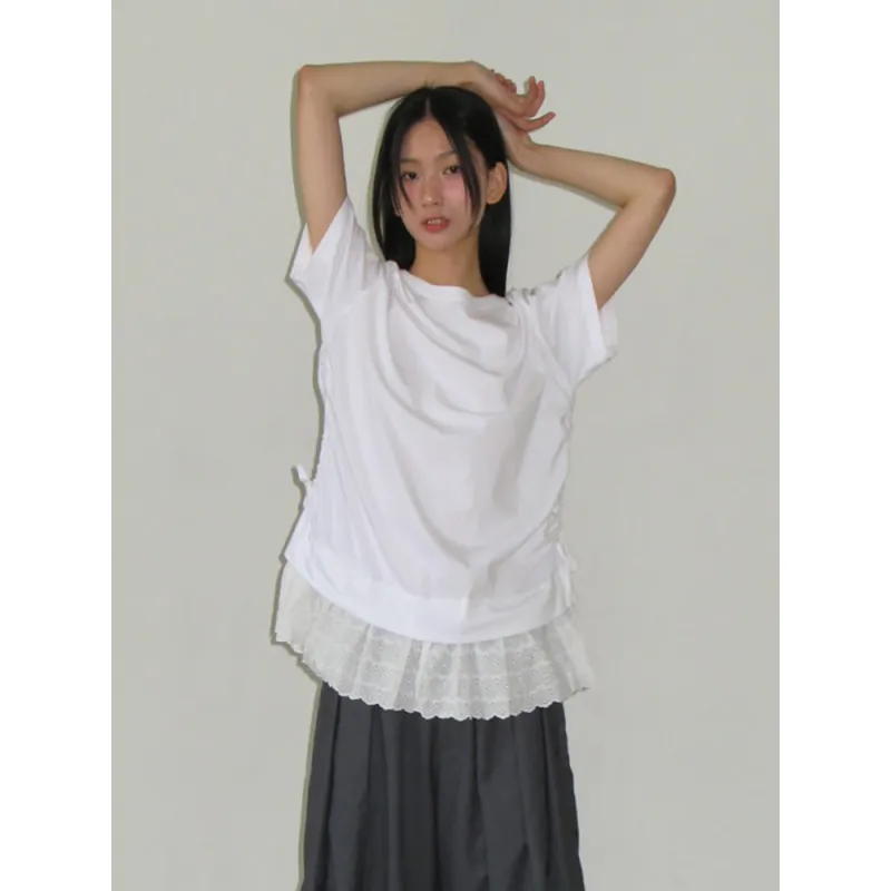 SLEEP AT 11 T Shirt Women's White-3