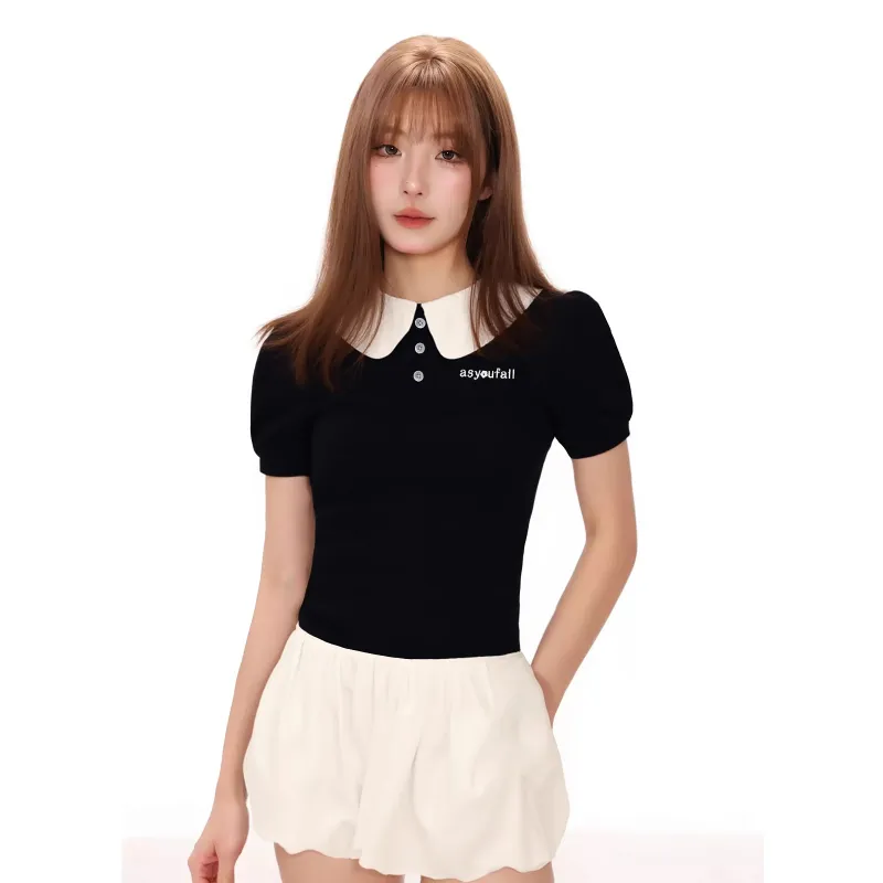 SLEEP AT 11 Puff Sleeve T Shirt Women's-2