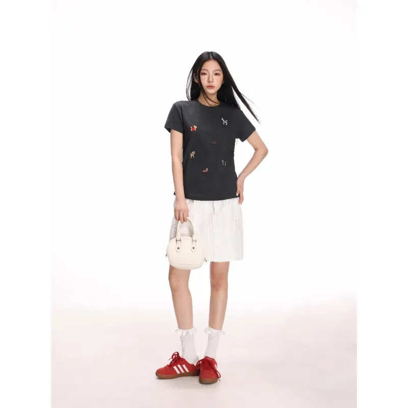 SLEEP AT 11 Set in Sleeve T Shirt Women's-2