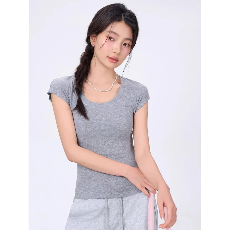 SLEEP AT 11 T Shirts Women's Gray-4