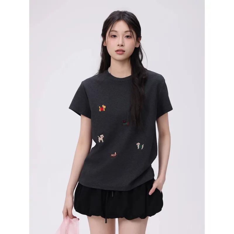 SLEEP AT 11 Set in Sleeve T Shirt Women's-6