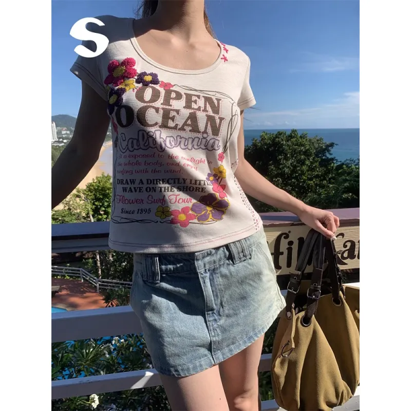 SLEEP AT 11 T Shirts Women's Apricot-4