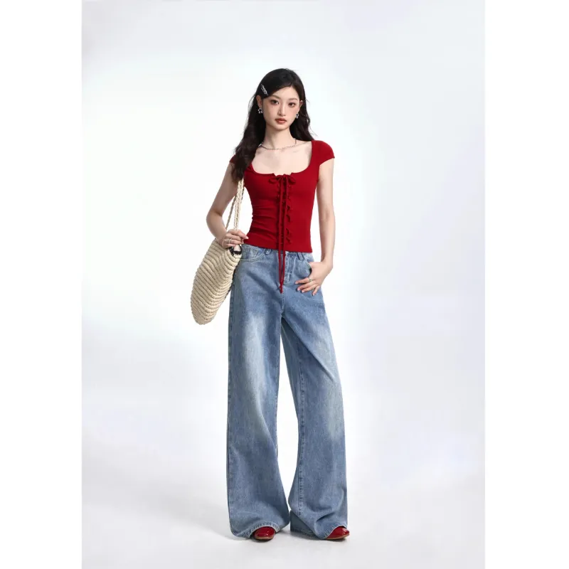 SLEEP AT 11 T Shirts Women's Red-3