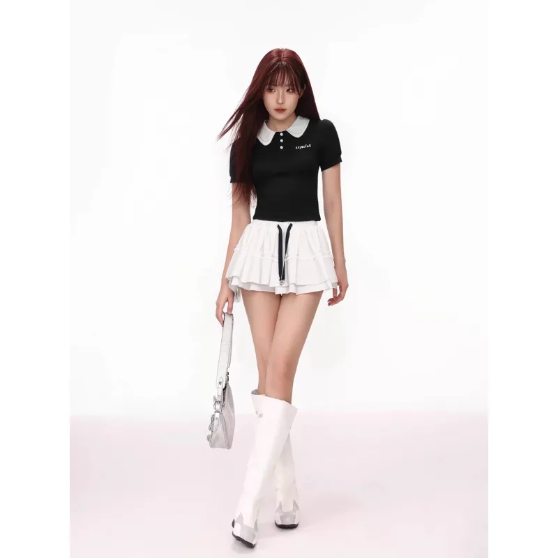 SLEEP AT 11 Puff Sleeve T Shirt Women's-4