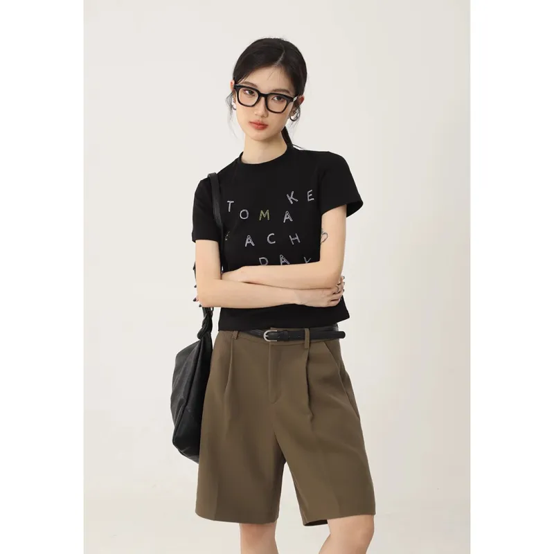 SLEEP AT 11 T Shirts Women's Black-2