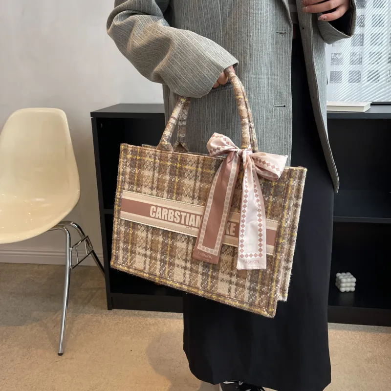 OTA Fabric Tote Bag Shopping Bag Handbag Women's Multicolor-15