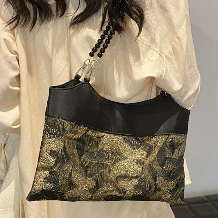 OTA Special Material Shoulder Bag Unisex Black-1