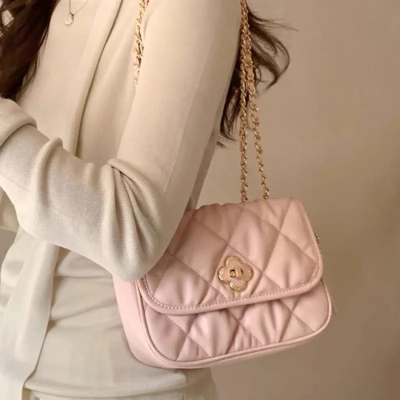 OTA PU Crossbody Bag, Shoulder Bag Women's Girly Pink-1