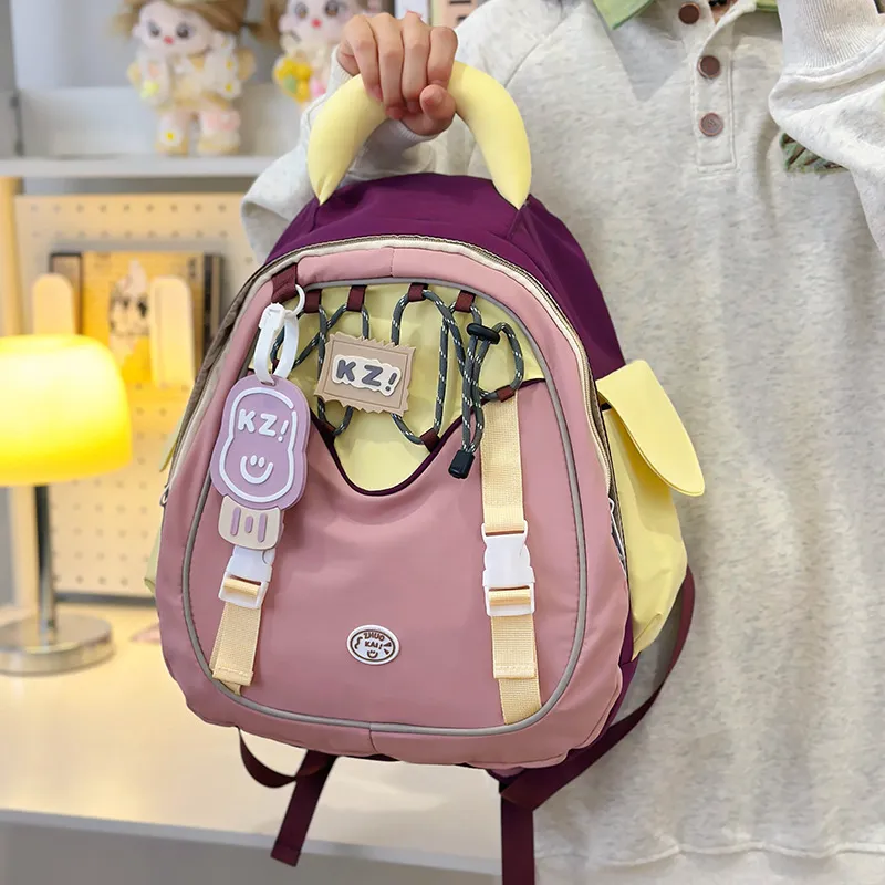 OTA Nylon Backpack Unisex Multicolor-4