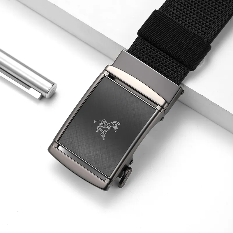 POLOMEISDO Nylon Braid Belt Unisex Width 3.8cm-7