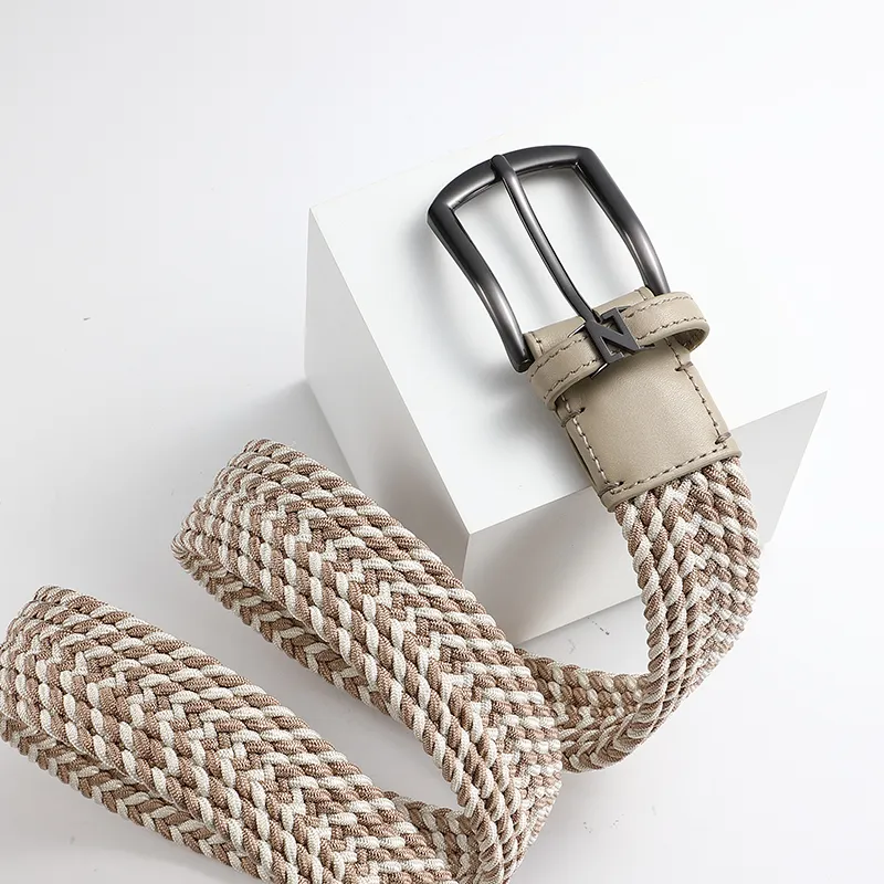 POLOMEISDO Polyester Belt Unisex Width 3.5CM-4