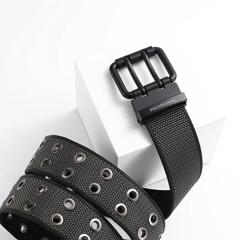 POLOMEISDO Nylon Belt Unisex Width 3.8cm-4