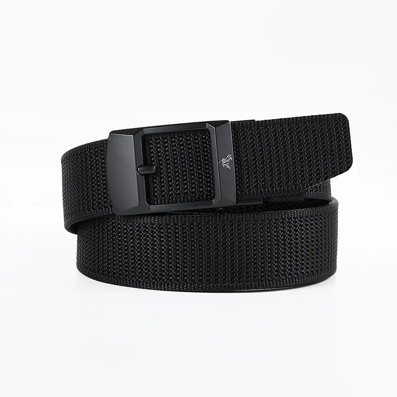 POLOMEISDO Nylon Braid Automatic Buckle Belt Unisex Width  3.8cm-2