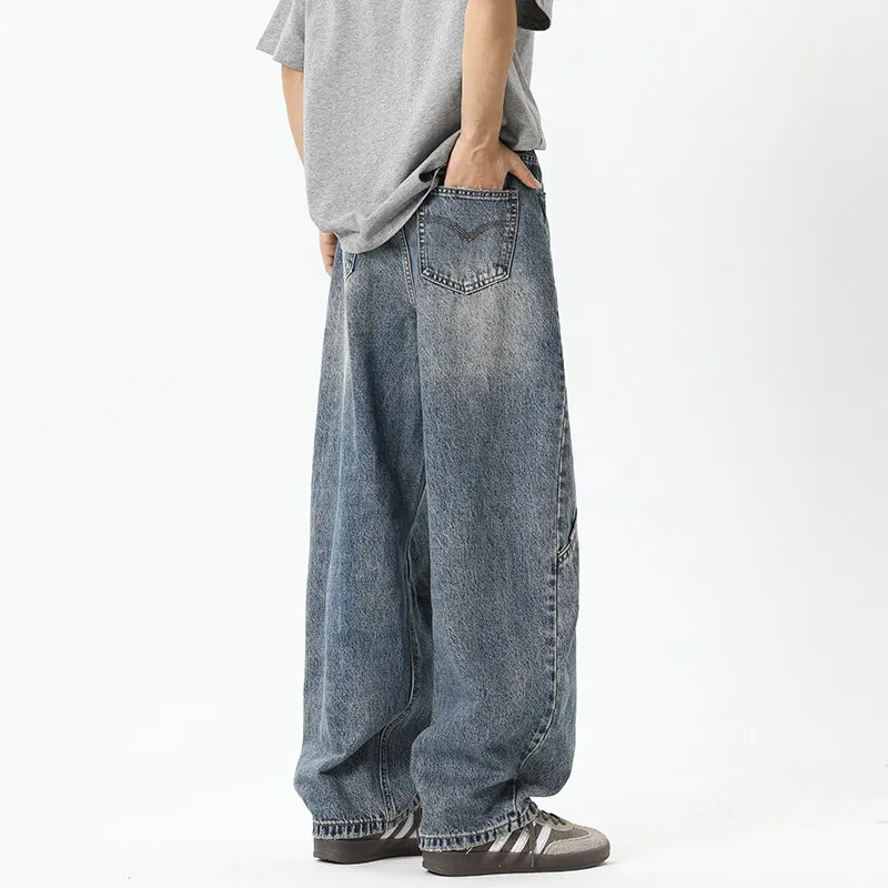 Humanism 1986 Jeans Unisex Washed Blue-4