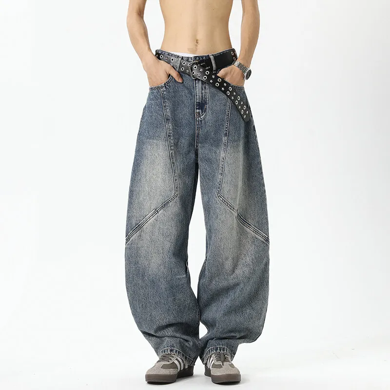 Humanism 1986 Jeans Unisex Washed Blue-3