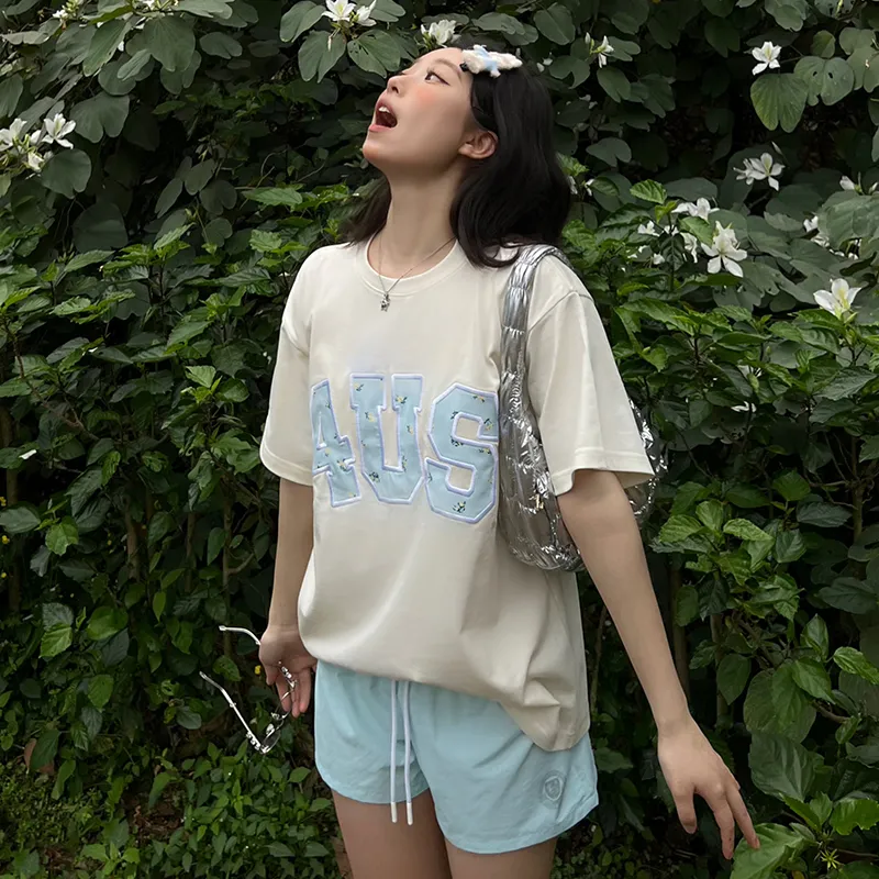 ASURBU Regular T Shirt Women's Light Blue-9