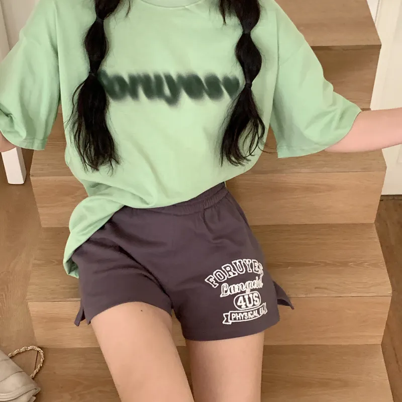 FORUYES Casual Shorts Women's-4