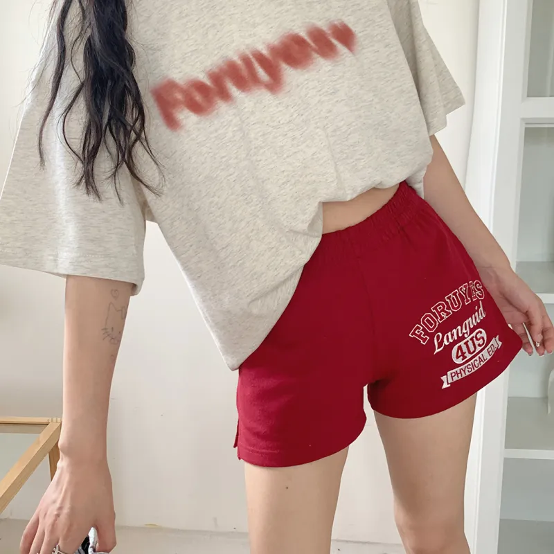 FORUYES Casual Shorts Women's-17