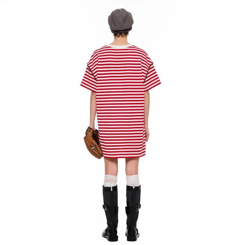 Alexia Sandra Stripe Series T Shirt Unisex Red-2