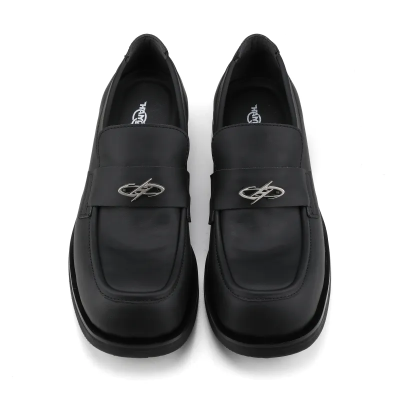 HANQIAORIJI The Abyss Series Square Toe Loafers Unisex-4