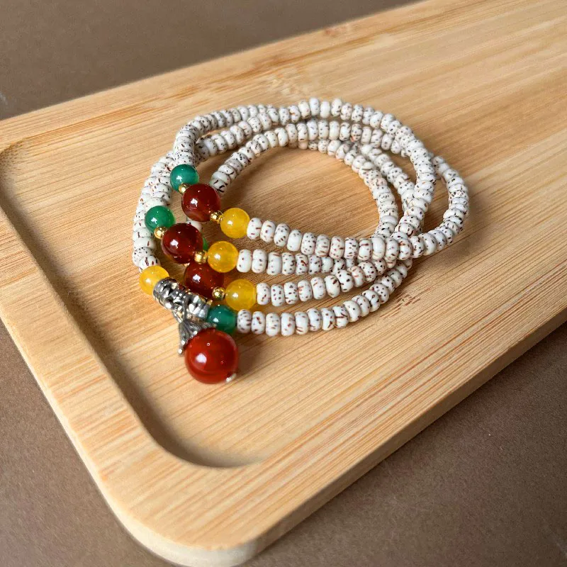 Bright Respect Star Moon Bodhi Seeds Bracelets Unisex-4