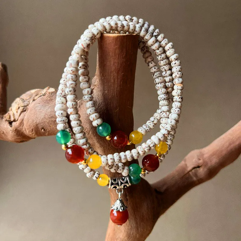 Bright Respect Star Moon Bodhi Seeds Bracelets Unisex-2