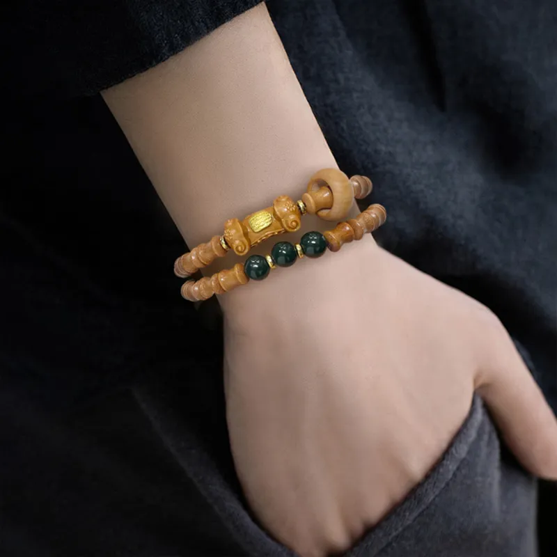 Kowloonko Sandalwood Bracelets Unisex-3
