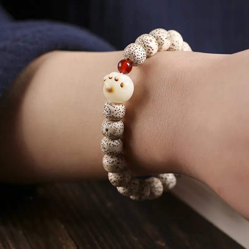 Kowloonko Star Moon Bodhi Seeds Bracelets Unisex-5