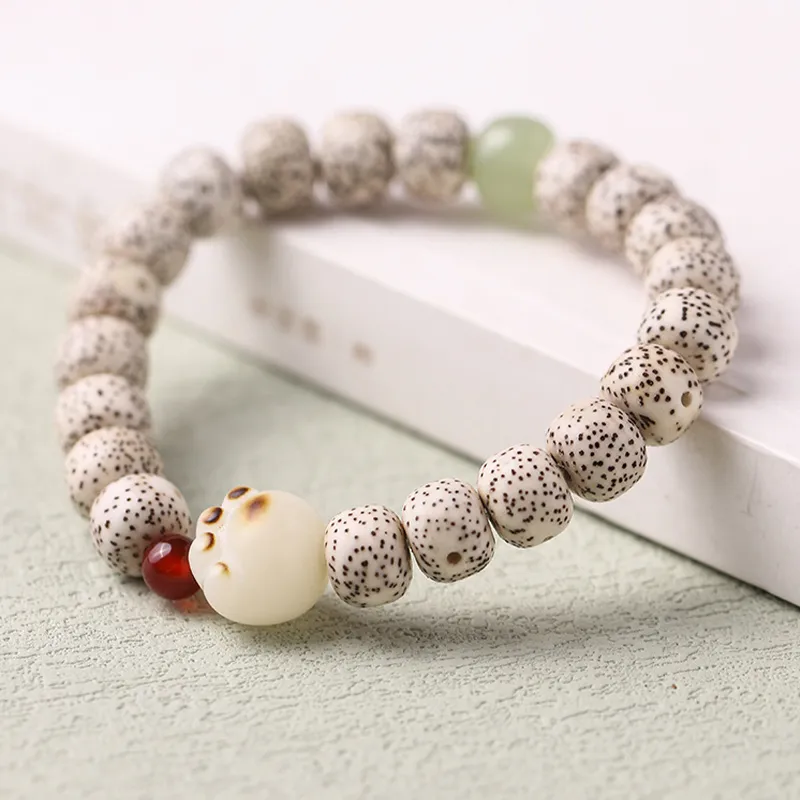 Kowloonko Star Moon Bodhi Seeds Bracelets Unisex-2