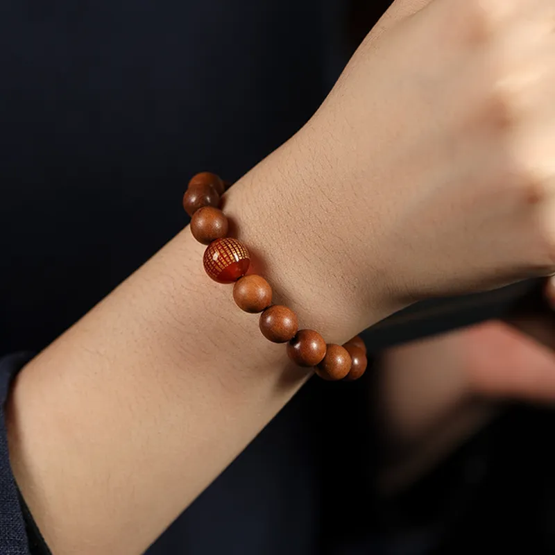Kowloonko Barbie Sandalwood Bracelets Unisex-14