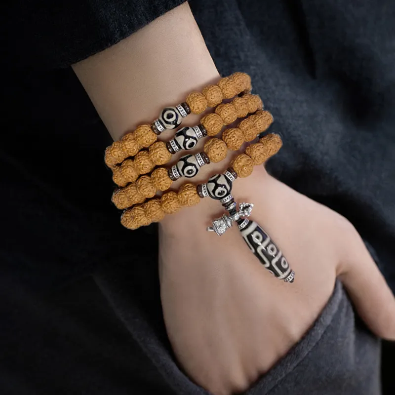 Kowloonko King Kong Bodhi Seeds Bracelets Unisex-5