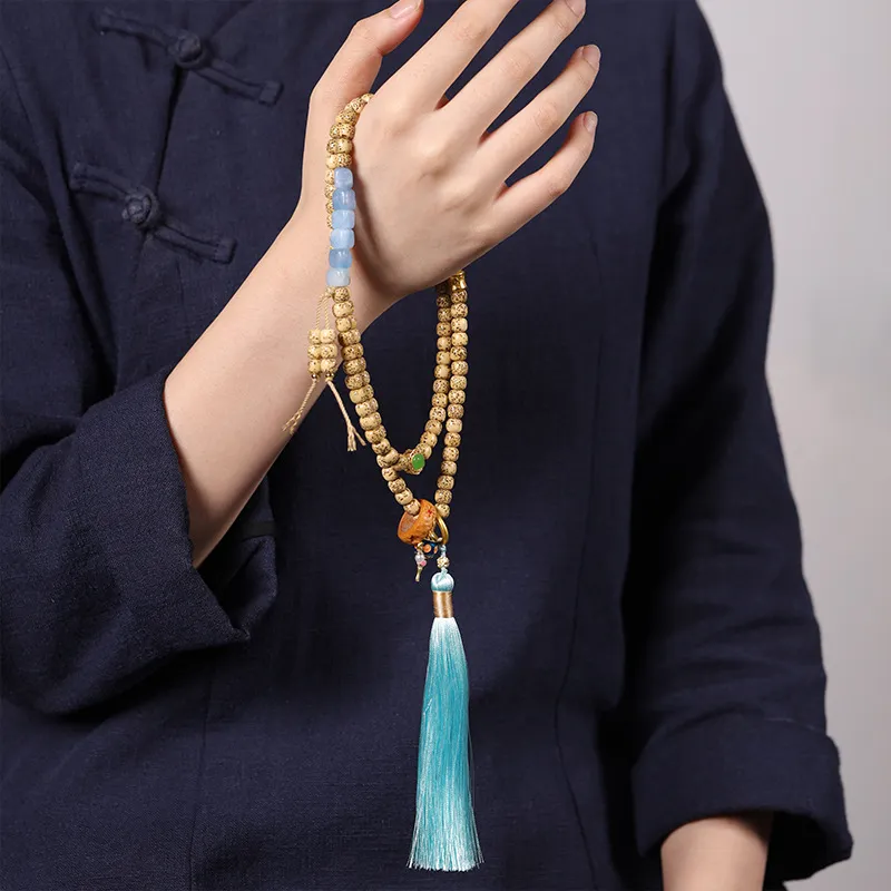 Kowloonko Star Moon Bodhi Seeds Bracelets Unisex-4