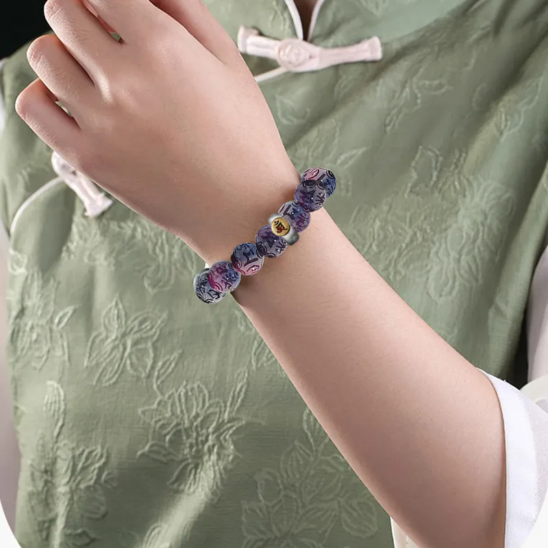 There Is You In The Long World Bodhi Root Bracelets Unisex-6