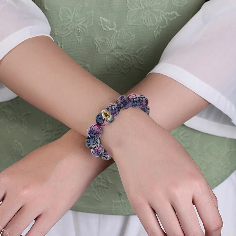 There Is You In The Long World Bodhi Root Bracelets Unisex-1
