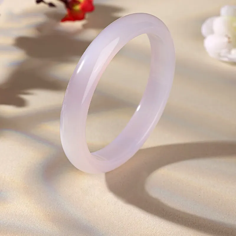 Kowloonko Glass Cat Eye Jade Bangles Women's-12