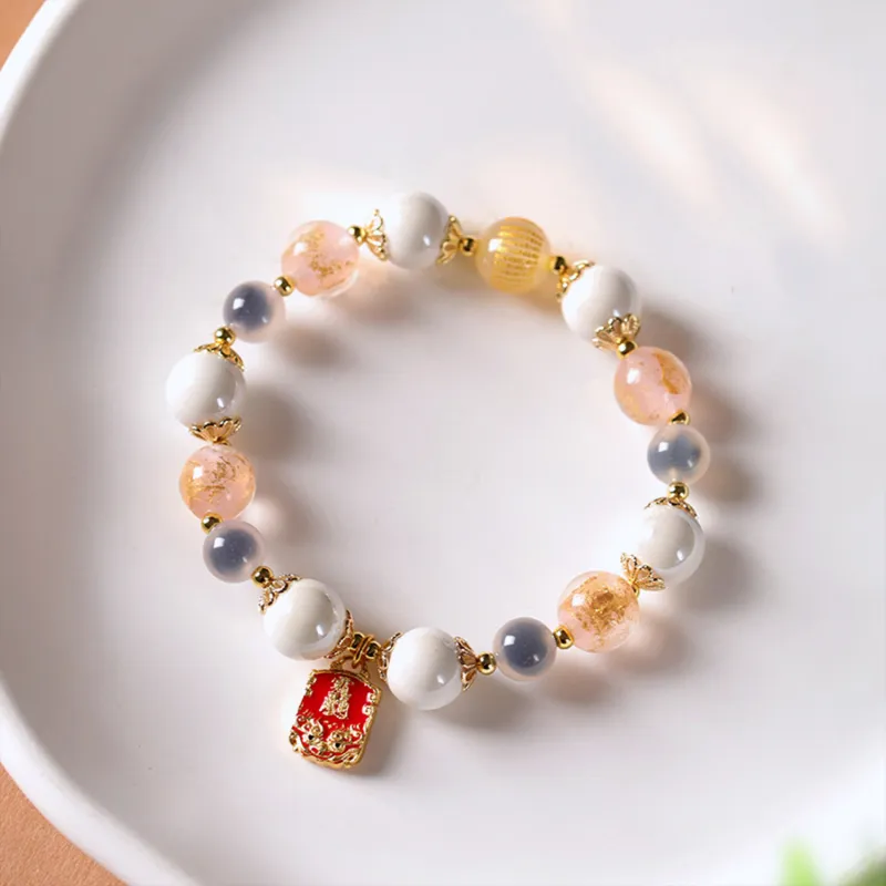 Kowloonko Colored Glaze Bracelets Unisex-1