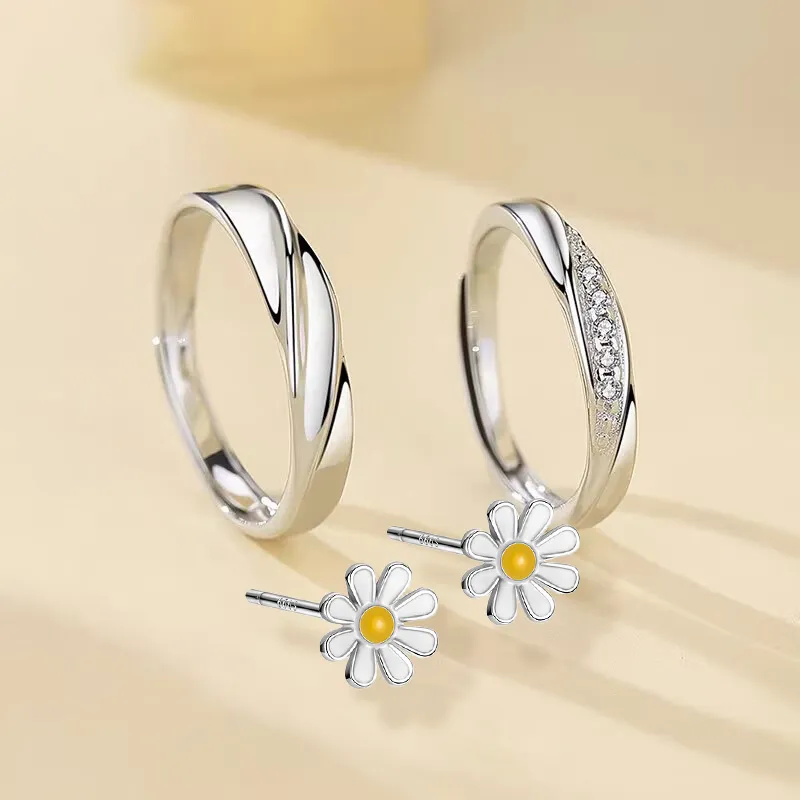 Kowloonko Couple's Rings Women's-7