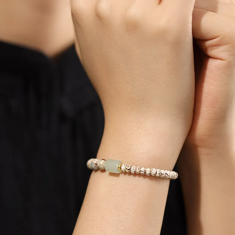 Kowloonko Star Moon Bodhi Seeds Bracelets Unisex-5