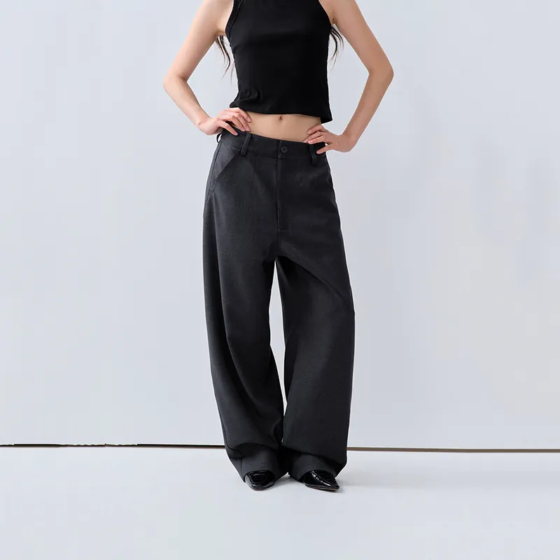 PSO Brand Suit Trousers Women's Carbon Gray-3
