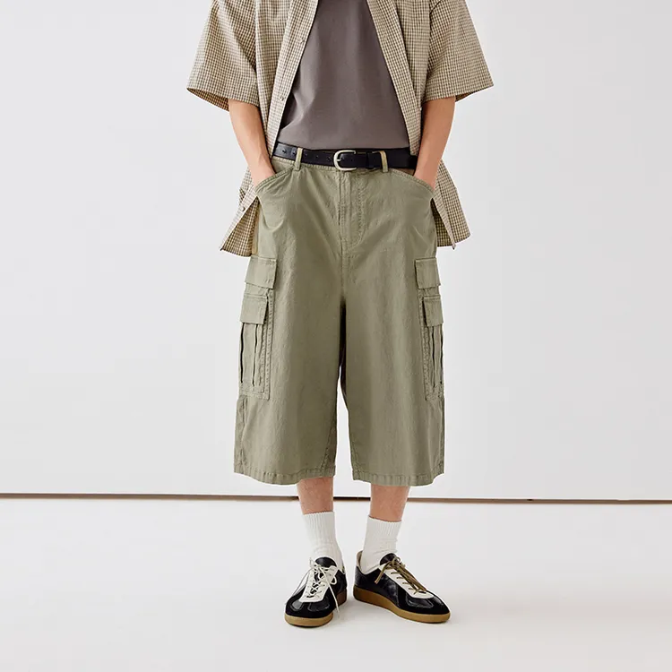 PSO Brand Cargo Shorts Unisex-6